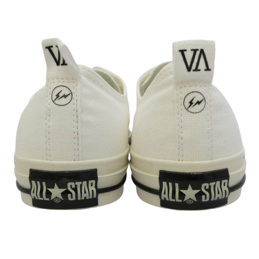 CONVERSE コンバース FRAGMENT DESIGN フラグメントデザイン × FRAGMENT DESIGN × V.A. フラグメントデザイン ヴイエー VBA16000 ALL STAR OX オールスター スニーカー ホワイト系 28cm【美品】【中古】