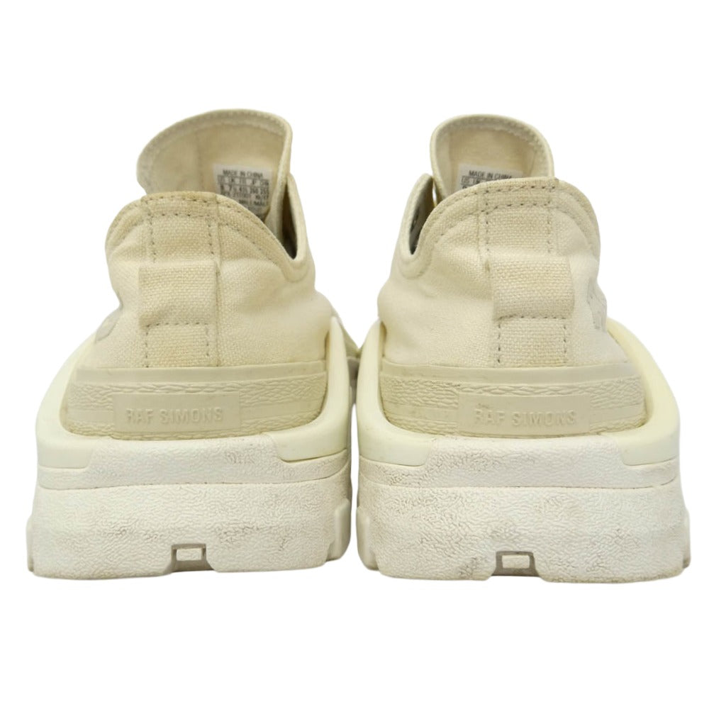 RAF SIMONS ラフシモンズ adidas アディダス B22527 × adidas アディダス RS DETROIT RUNNER デトロイトランナー ローカットスニーカー オフホワイト系 26cm【中古】