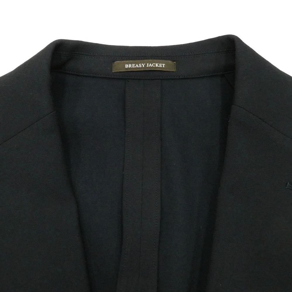 Mackintosh マッキントッシュ BREASY JACKET 2WAYストレッチ 2B テーラードジャケット ネイビー系 40LL【中古】