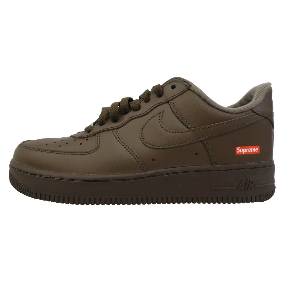 Supreme シュプリーム NIKE ナイキ CU9225-200 × Nike ナイキ Air Force 1 Low Baroque Brown エアフォース1 ローカット スニーカー ブラウン系 26cm【極上美品】【中古】