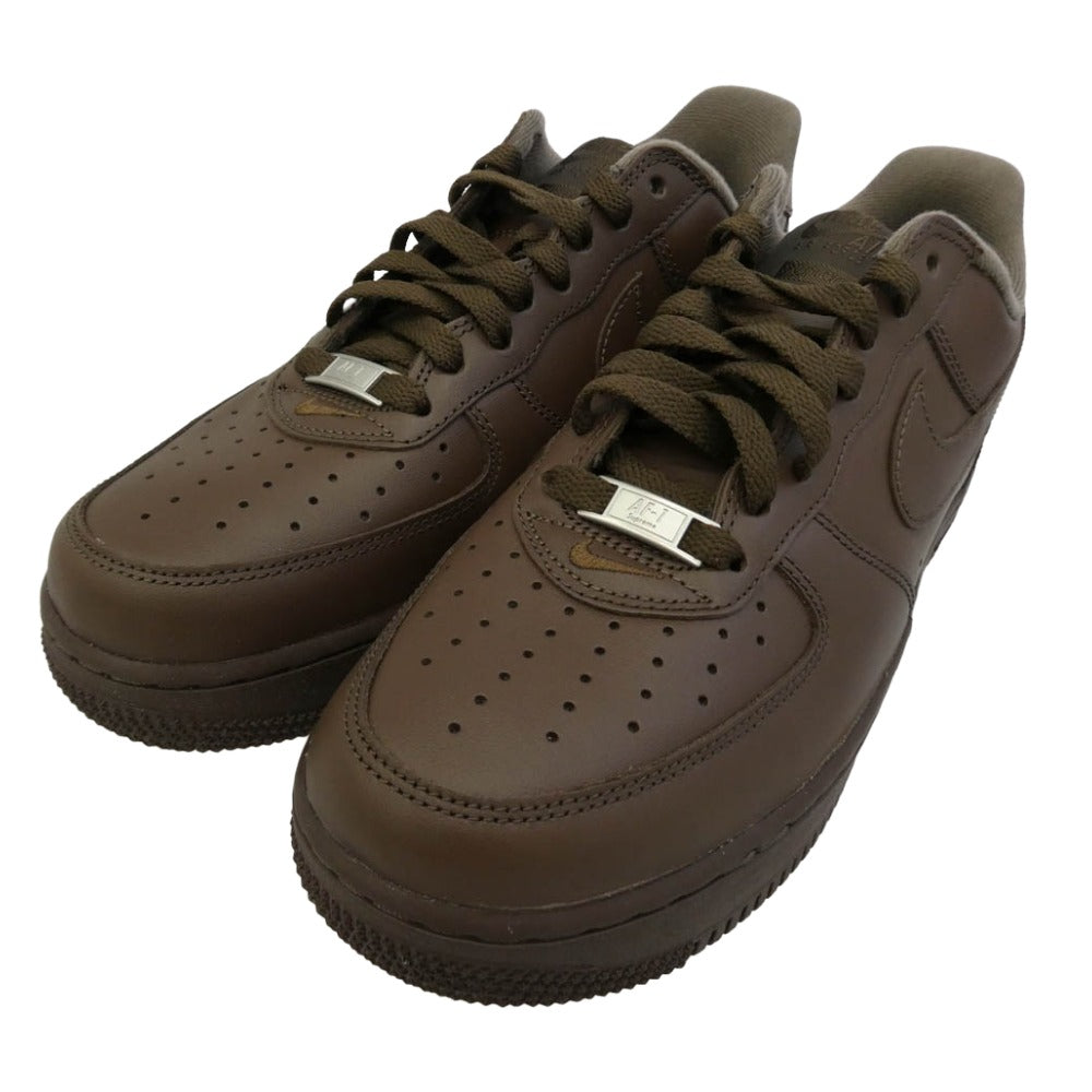 Supreme シュプリーム NIKE ナイキ CU9225-200 × Nike ナイキ Air Force 1 Low Baroque Brown エアフォース1 ローカット スニーカー ブラウン系 26cm【極上美品】【中古】