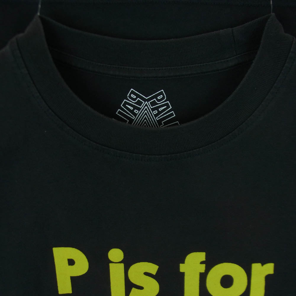 PALACE パレス Pets Are Key ペッツ アー キー クルーネック 半袖 Tシャツ ダークグレー系 黒に近いダークグレー系 M【中古】