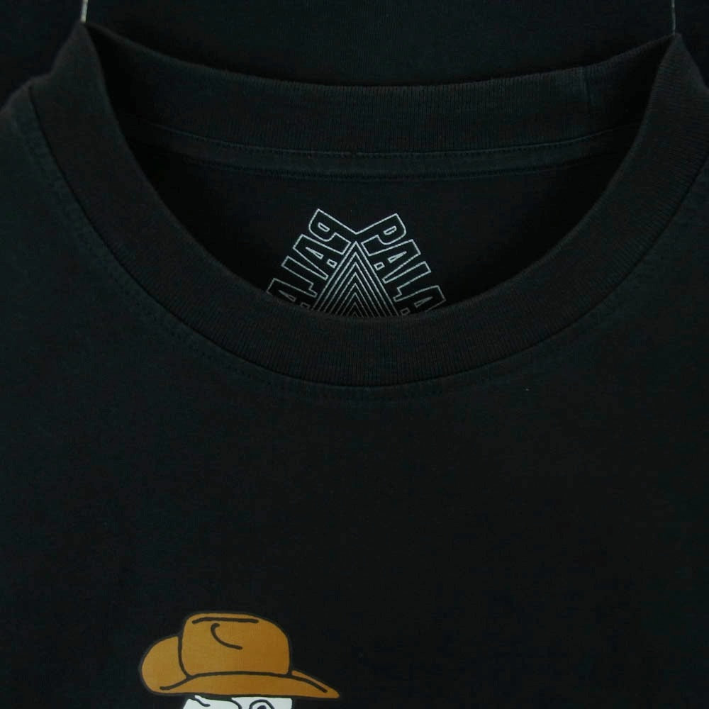 PALACE パレス Saddle Up T-Shirt サドル アップ クルーネック 半袖 Tシャツ ダークグレー系 黒に近いダークグレー系 M【中古】