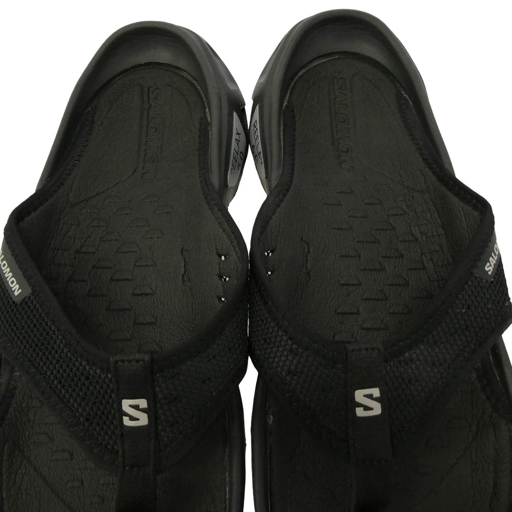 salomon サロモン REELAX BREAK 6.0 リラックス ブレイク リカバリー シューズ ブラック系 28cm【中古】