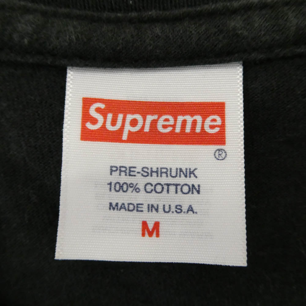 Supreme シュプリーム Strawberries Tee ストロベリー クルーネック 半袖 Tシャツ ブラック系 M【中古】