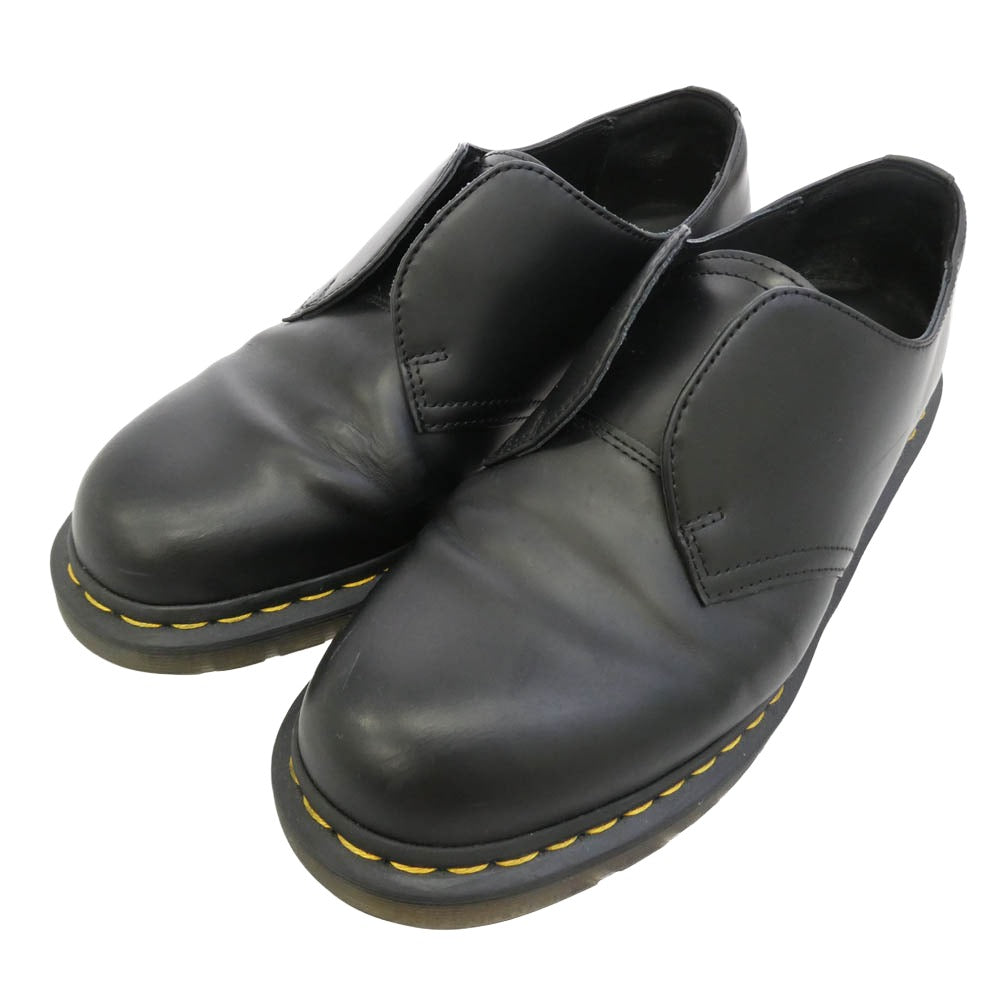 Dr.Martens ドクターマーチン 42290001 1461 LACELESS レースレス 3ホール レザー シューズ ブラック系 UK9【中古】