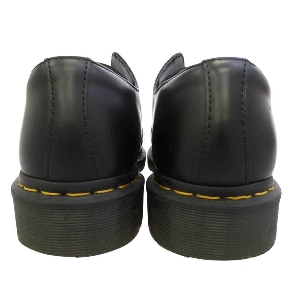Dr.Martens ドクターマーチン 42290001 1461 LACELESS レースレス 3ホール レザー シューズ ブラック系 UK9【中古】