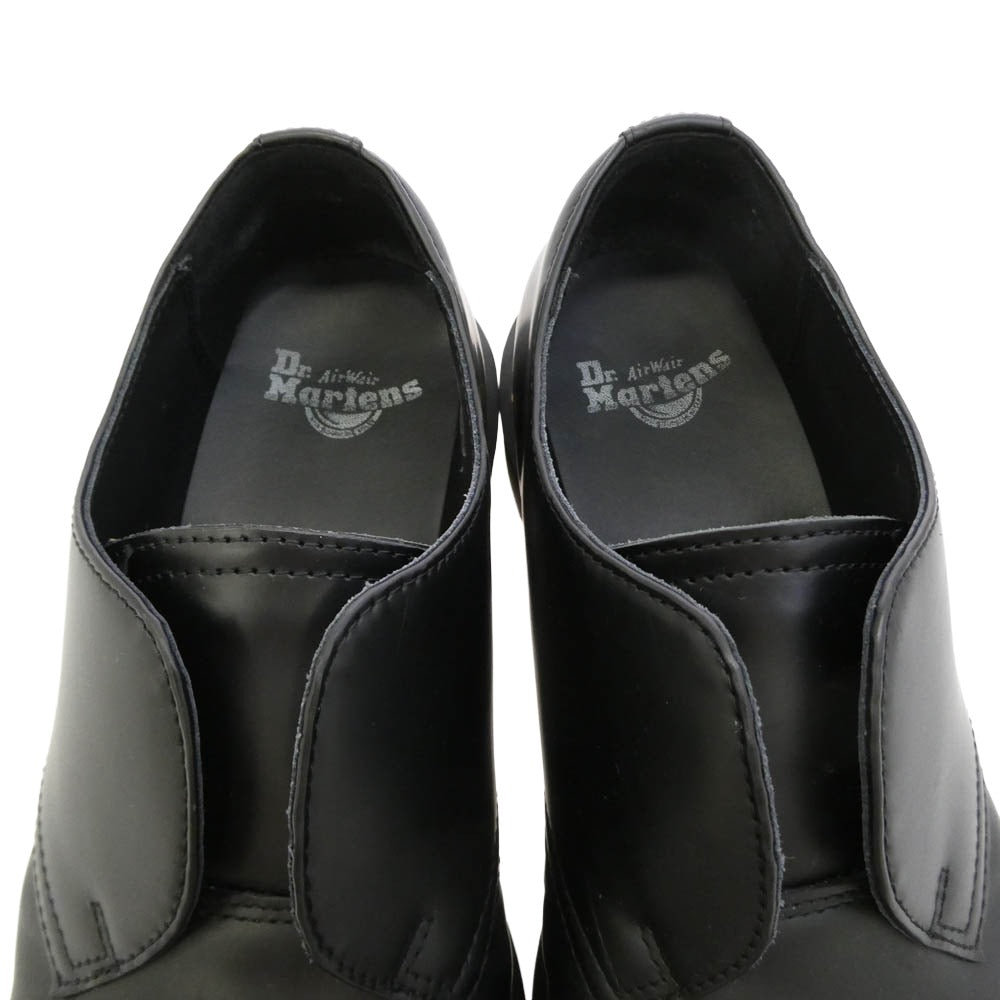 Dr.Martens ドクターマーチン 42290001 1461 LACELESS レースレス 3ホール レザー シューズ ブラック系 UK9【中古】