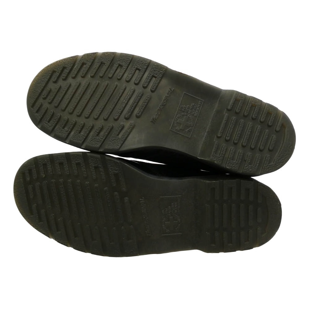 Dr.Martens ドクターマーチン 42290001 1461 LACELESS レースレス 3ホール レザー シューズ ブラック系 UK9【中古】