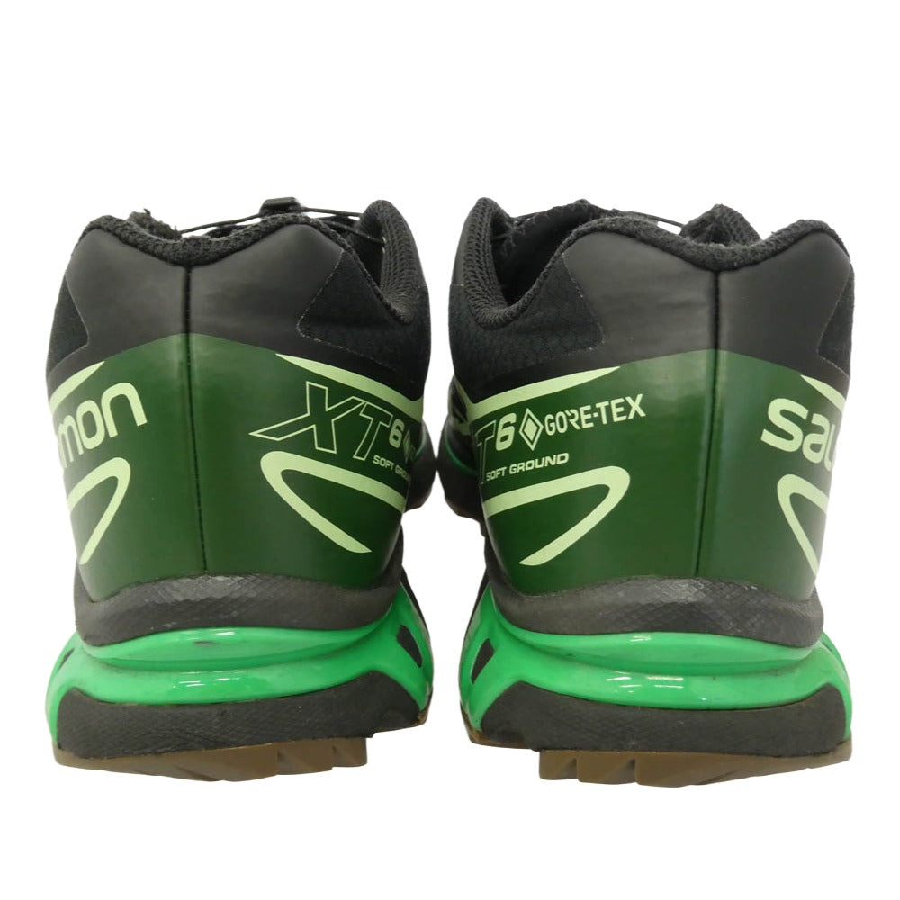 salomon サロモン 472921 XT-6 GTX ゴアテックス ローカット スニーカー ブラック系 グリーン系 28cm【中古】