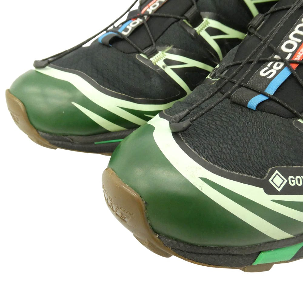 salomon サロモン 472921 XT-6 GTX ゴアテックス ローカット スニーカー ブラック系 グリーン系 28cm【中古】