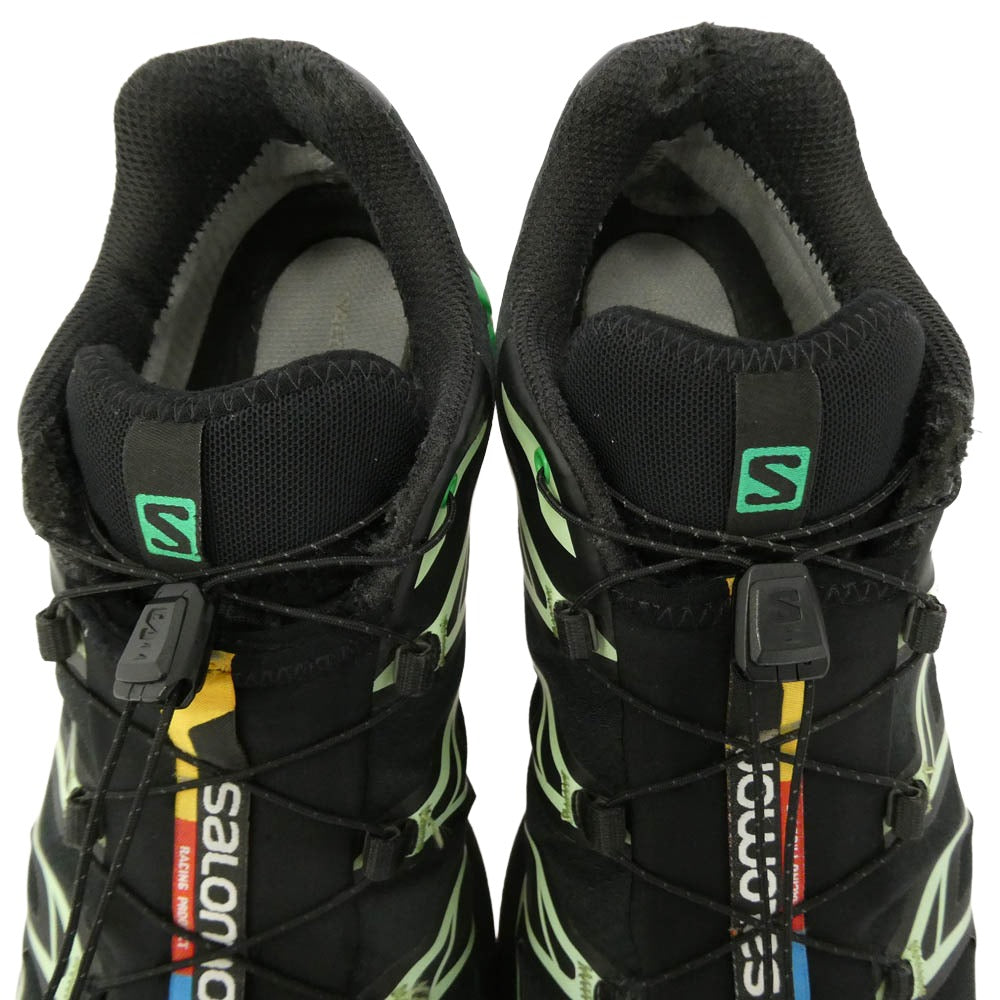salomon サロモン 472921 XT-6 GTX ゴアテックス ローカット スニーカー ブラック系 グリーン系 28cm【中古】