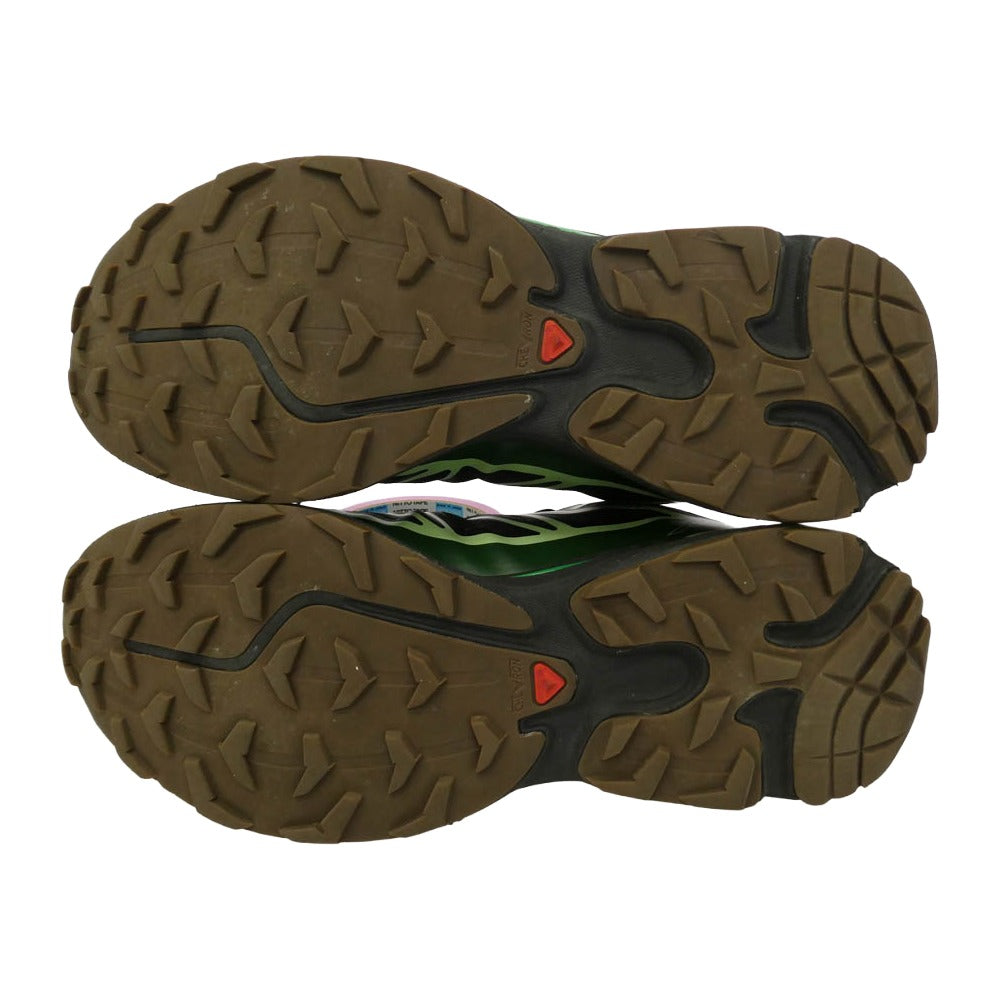 salomon サロモン 472921 XT-6 GTX ゴアテックス ローカット スニーカー ブラック系 グリーン系 28cm【中古】