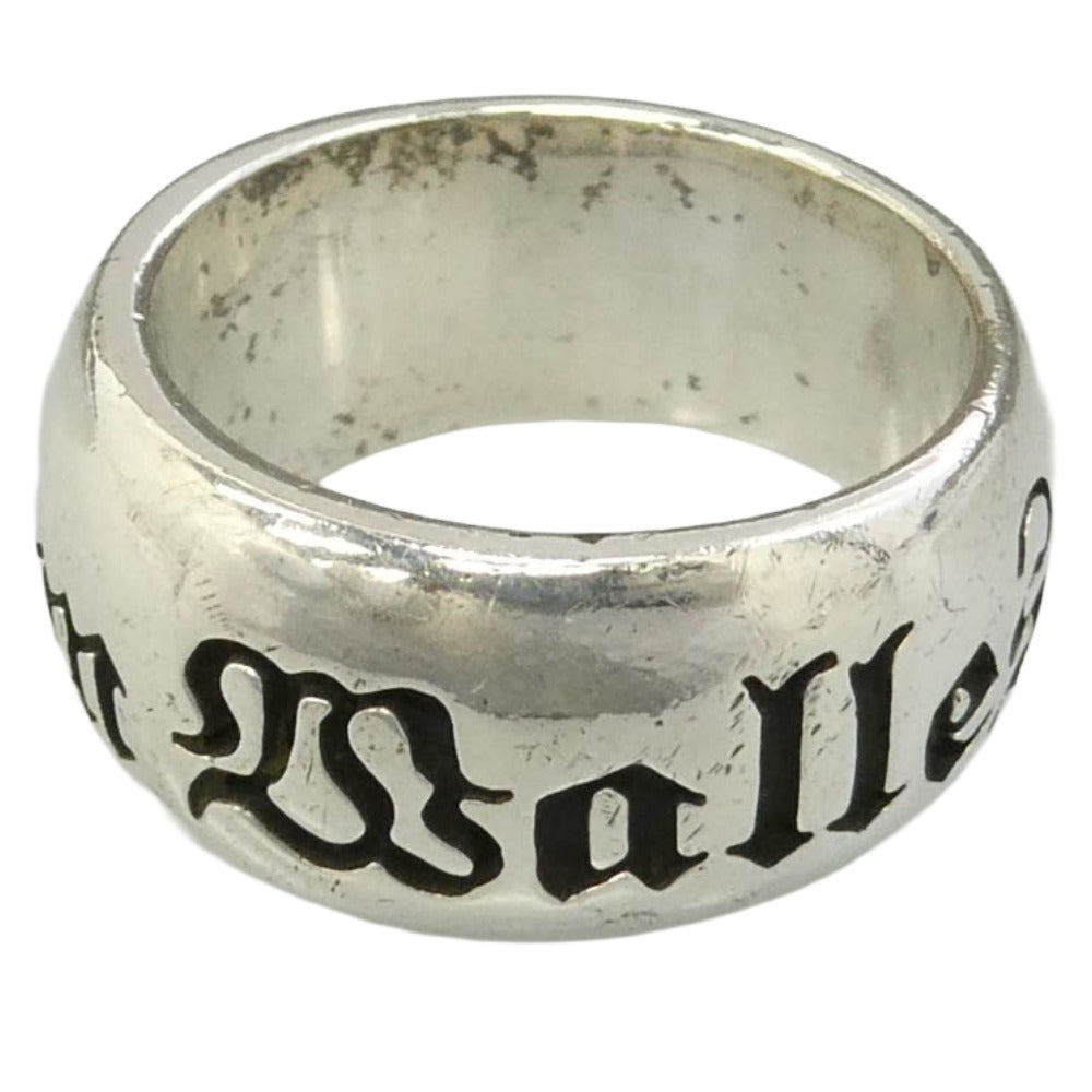 William Walles ウィリアムウォレス オールドイングリッシュロゴ刻印 リング シルバー系 18号【中古】
