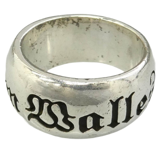 William Walles ウィリアムウォレス オールドイングリッシュロゴ刻印 リング シルバー系 18号【中古】