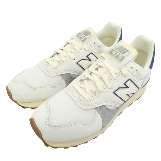 NEW BALANCE ニューバランス U475FC 475 スエード ローカット スニーカー ホワイト系 28.5cm【新古品】【未使用】【中古】