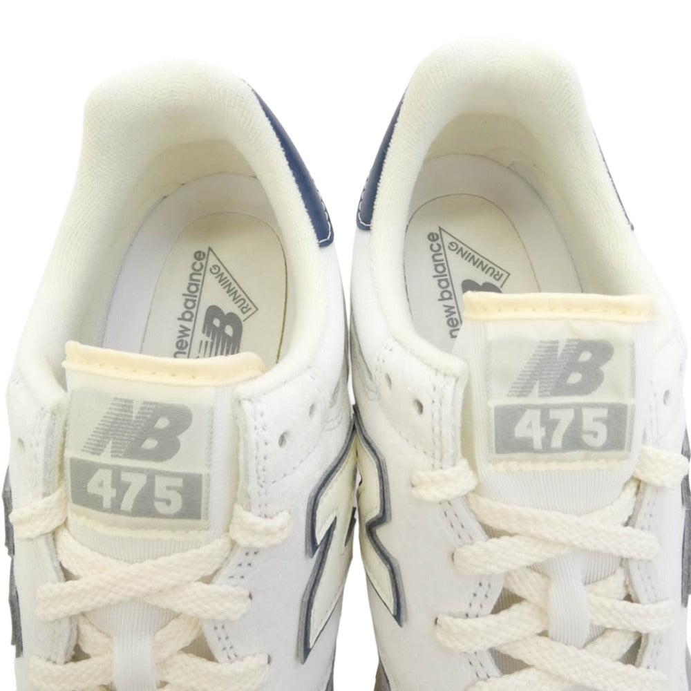 NEW BALANCE ニューバランス U475FC 475 スエード ローカット スニーカー ホワイト系 28.5cm【新古品】【未使用】【中古】