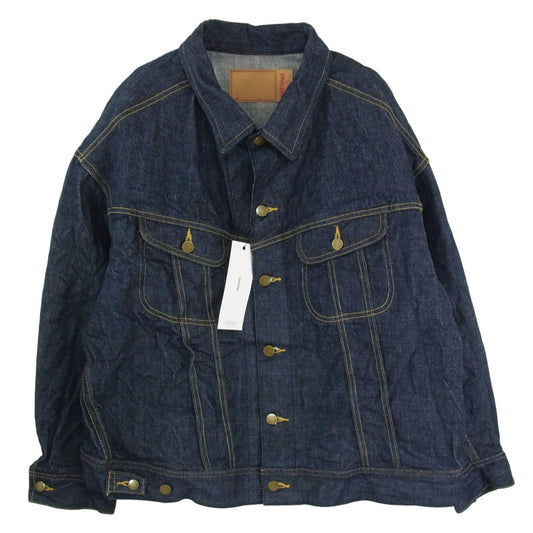 スキュー HS2101-00 EDWIN RANCH JAKET ランチ デニム ジャケット インディゴブルー系 46【美品】【中古】