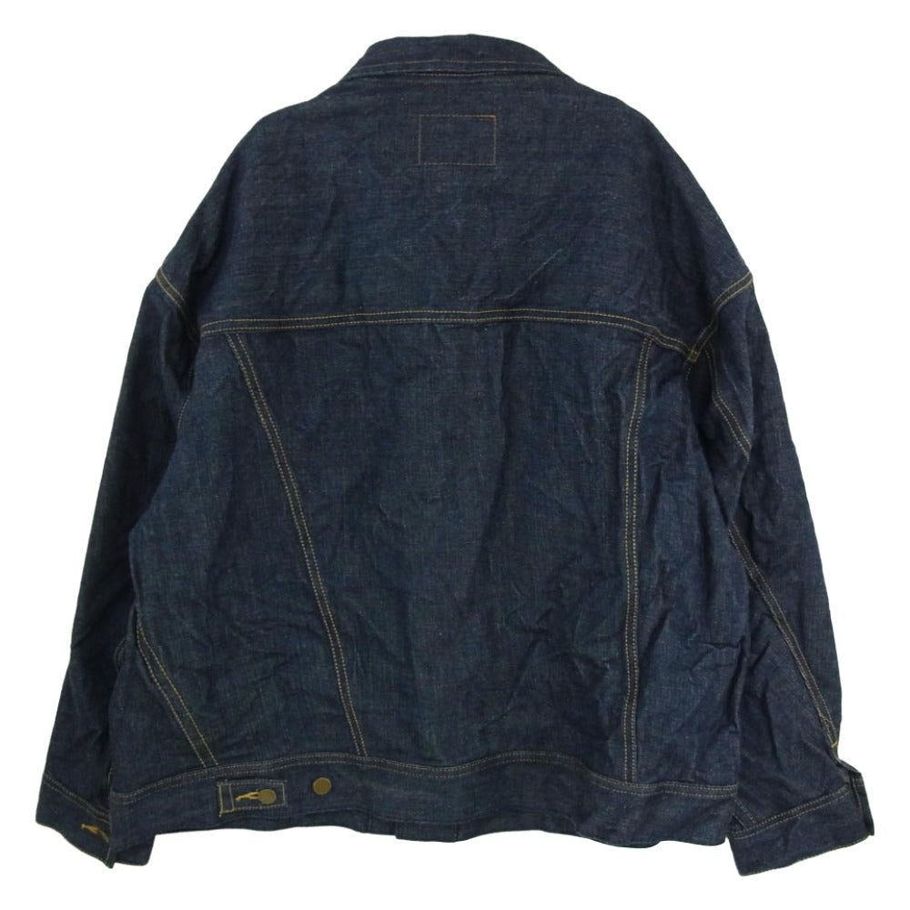スキュー HS2101-00 EDWIN RANCH JAKET ランチ デニム ジャケット インディゴブルー系 46【美品】【中古】