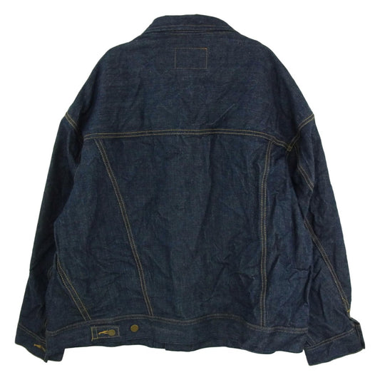 スキュー HS2101-00 EDWIN RANCH JAKET ランチ デニム ジャケット インディゴブルー系 46【美品】【中古】