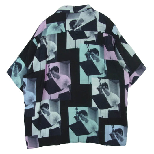 WACKO MARIA ワコマリア 21SS WM-HI02-B CHET BAKER HAWAIIAN SHIRT オープンカラー アロハ シャツ 半袖 ブラック系 XL【中古】