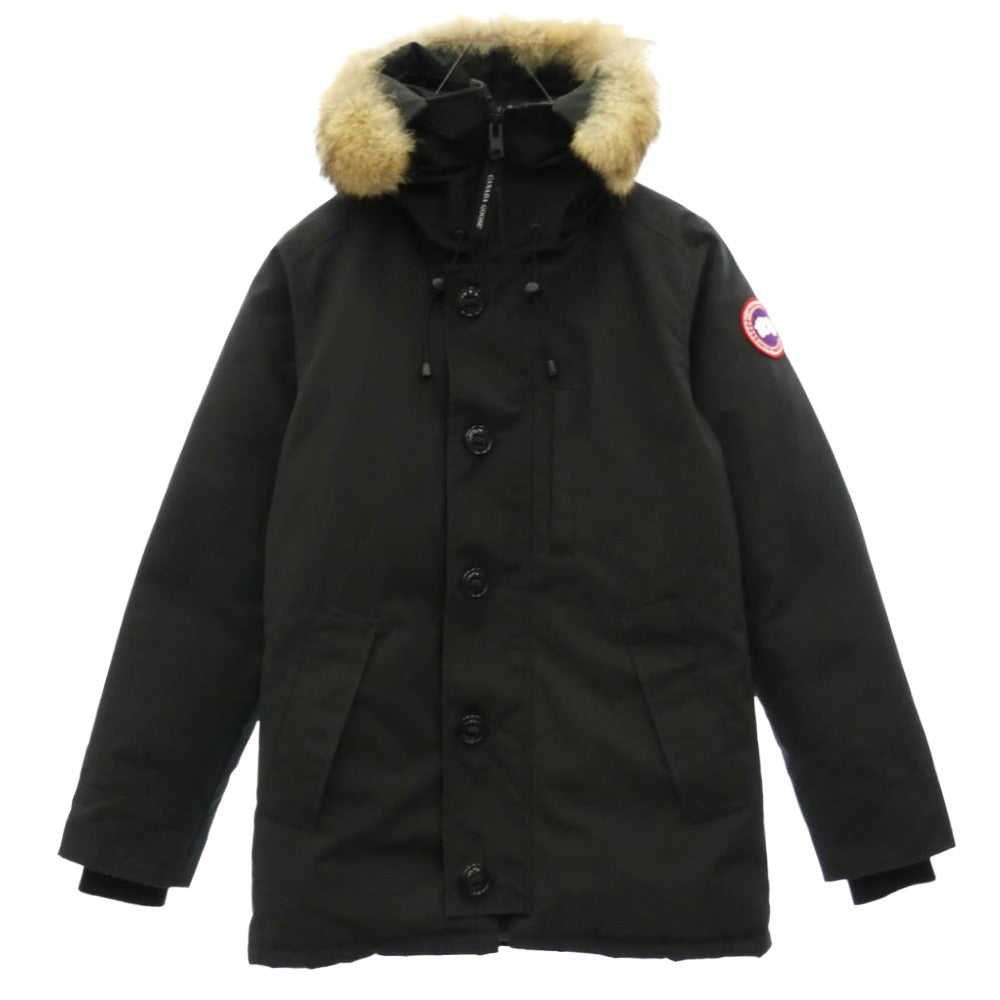 CANADA GOOSE カナダグース 3426MA CHATEAU PARKA シャトー パーカ サザビーリーグタグ ファー ダウン ジャケット ブラック系 SP【中古】