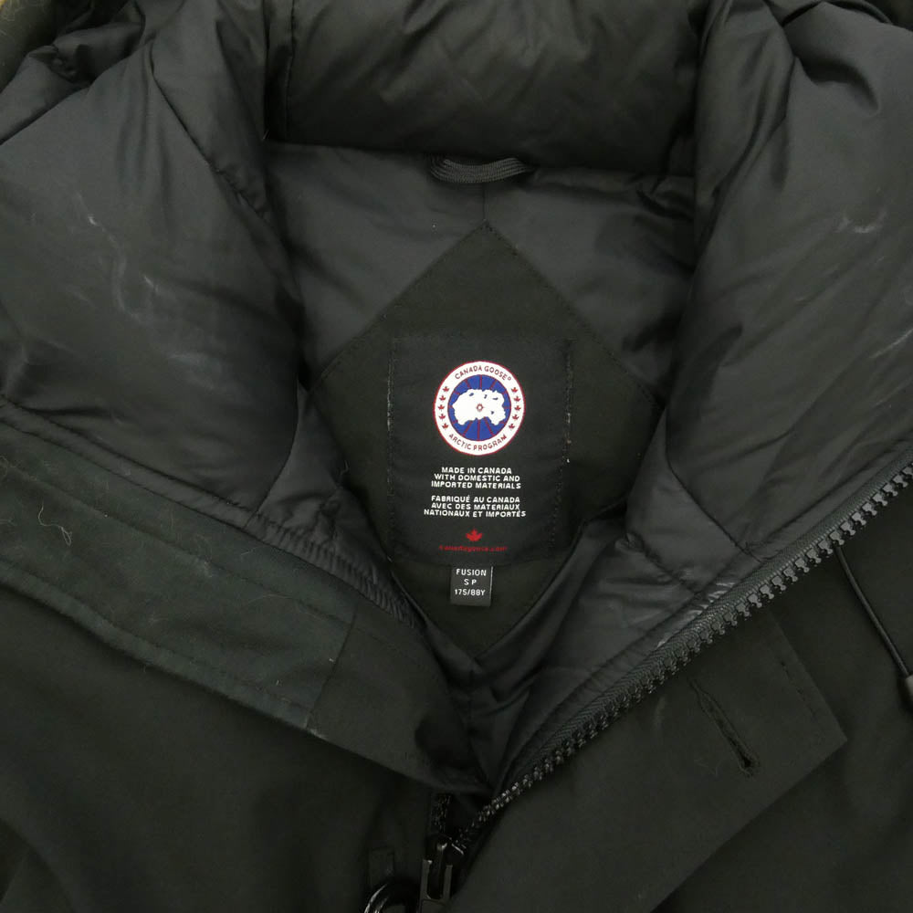 CANADA GOOSE カナダグース 3426MA CHATEAU PARKA シャトー パーカ サザビーリーグタグ ファー ダウン ジャケット ブラック系 SP【中古】