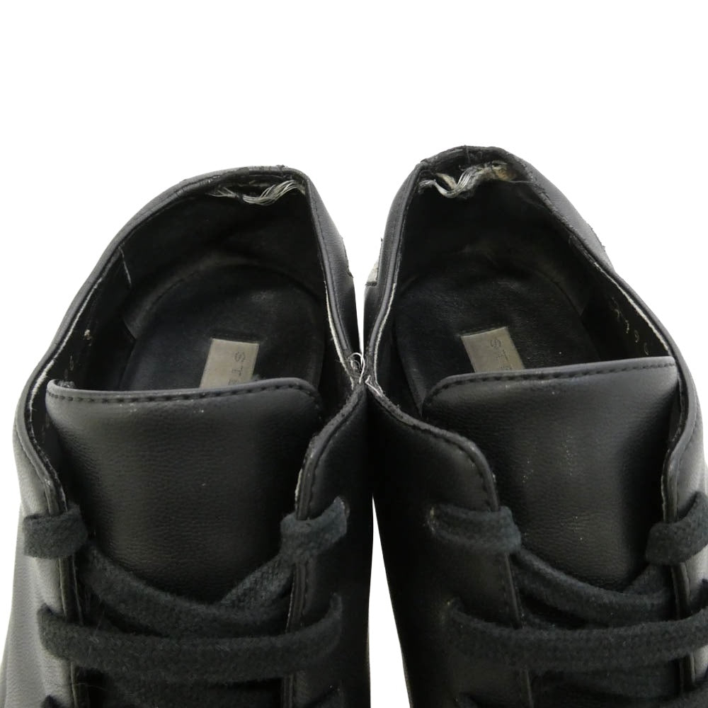 Stella McCartney ステラマッカートニー 580196 ELYSE エリス スター プラットフォーム ウッドソール 厚底 シューズ ブラック系 35【中古】