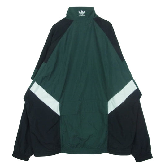 adidas アディダス HK7321 Rekive ウーブン トラック ジャケット グリーン系 ブラック系 ホワイト系 2XL【中古】