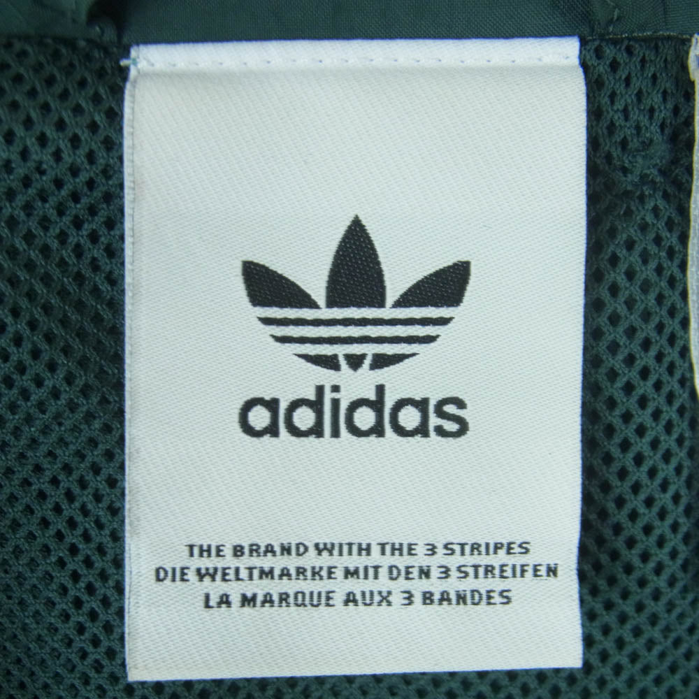 adidas アディダス HK7321 Rekive ウーブン トラック ジャケット グリーン系 ブラック系 ホワイト系 2XL【中古】