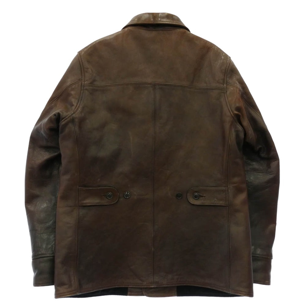 SUGAR CANE シュガーケーン SC80498 ステアハイド スポーツコート レザー ジャケット ブラウン系 W38【中古】