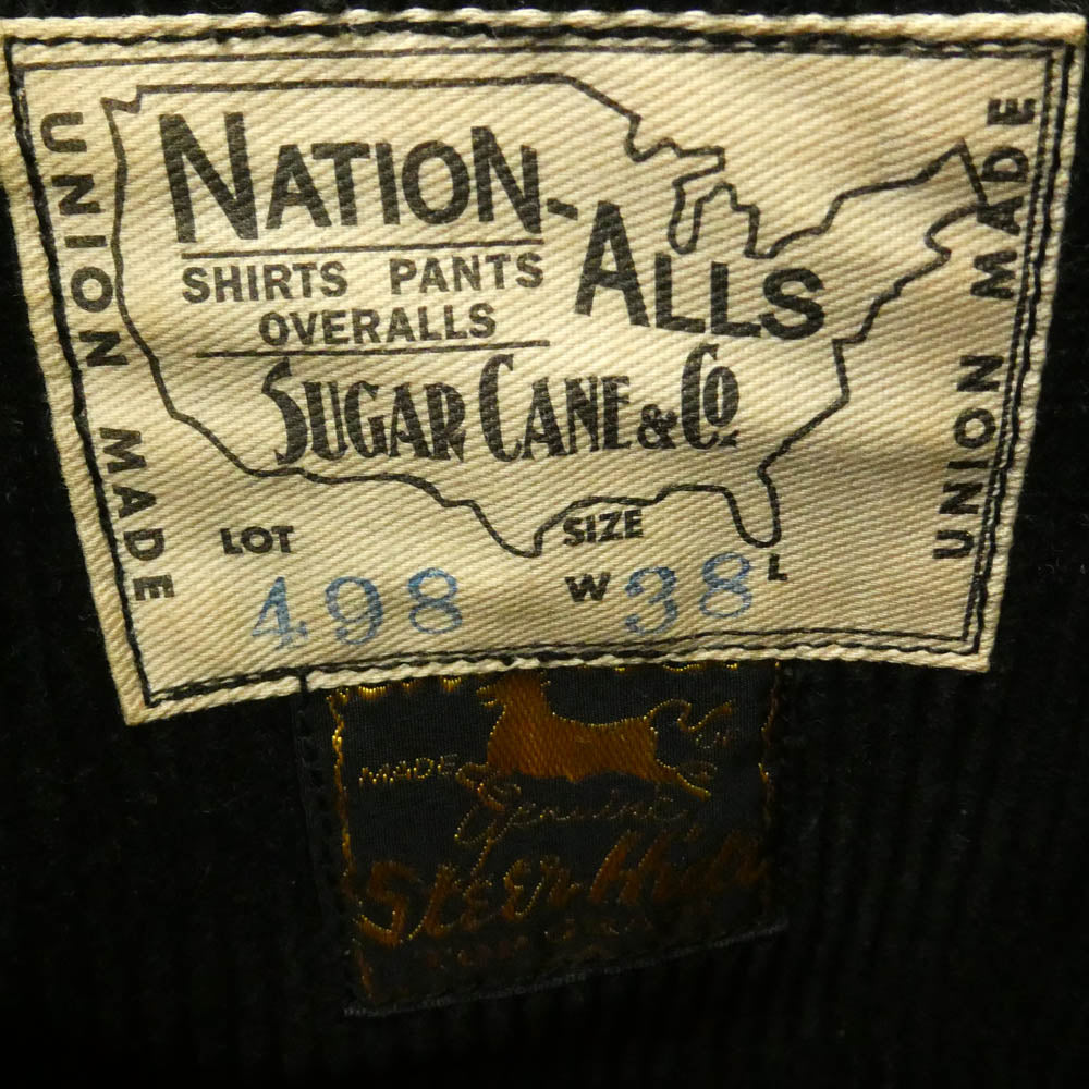 SUGAR CANE シュガーケーン SC80498 ステアハイド スポーツコート レザー ジャケット ブラウン系 W38【中古】
