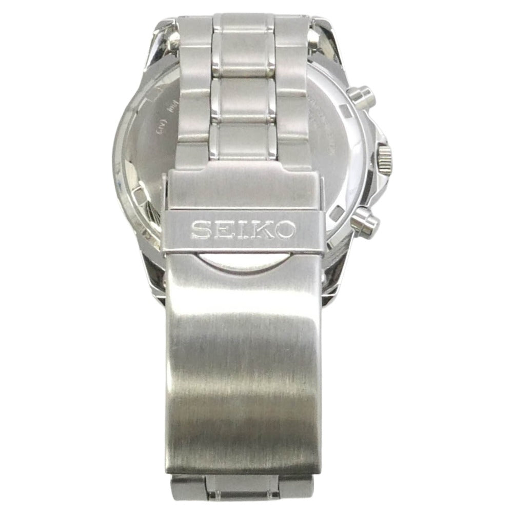 SEIKO セイコー 7T92-0DW0 クロノグラフ クォーツ 腕時計 ウォッチ シルバー系【美品】【中古】