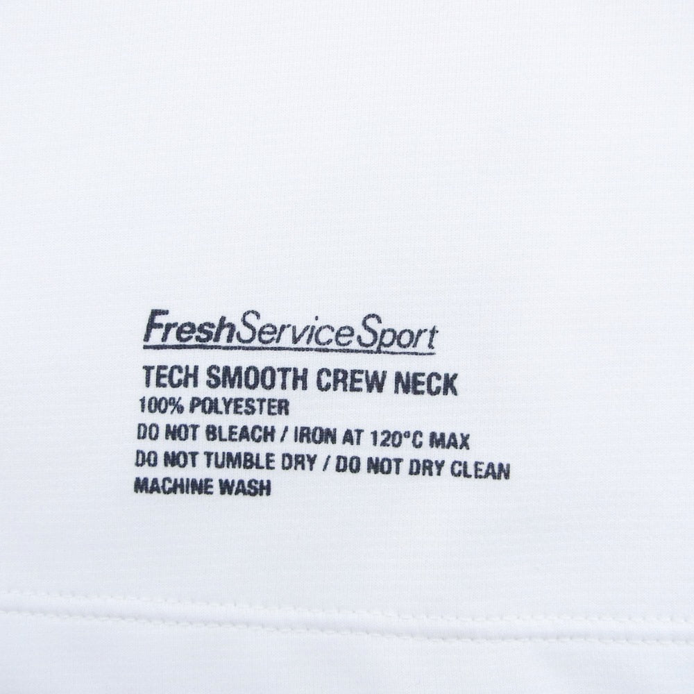 FreshService フレッシュサービス TECH SMOOTH S/S CREW NECK テック スムース クルーネック 半袖 Tシャツ ホワイト系 L【中古】