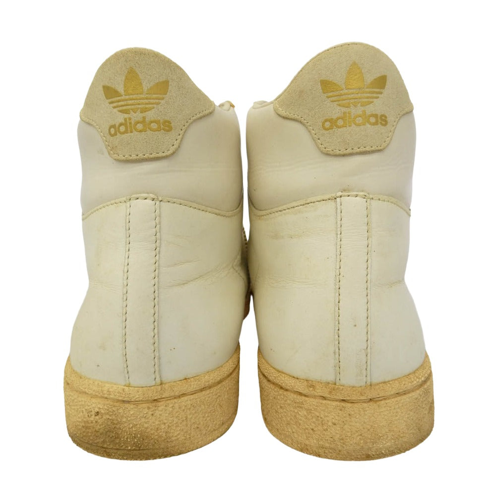 adidas アディダス 553472 Jabbar Hi ジャバー ハイ ハイカット スニーカー オフホワイト系 ベージュ系 26.5cm【中古】