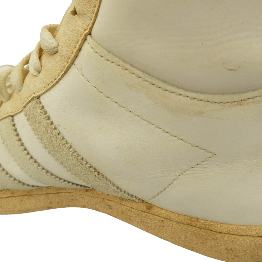 adidas アディダス 553472 Jabbar Hi ジャバー ハイ ハイカット スニーカー オフホワイト系 ベージュ系 26.5cm【中古】