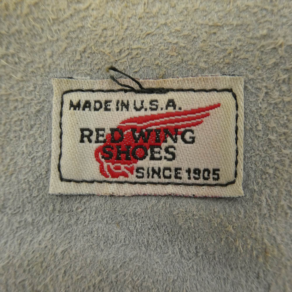 RED WING レッドウィング 8873 刺繍羽根タグ アイリッシュセッター ワークブーツ オフホワイト系 8.5【中古】