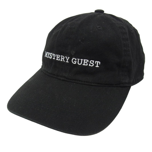 アイデア 26SS MYSTERY GUEST HAT ミステリー ゲスト ハット 刺繍 キャップ 帽子 ブラック系【中古】