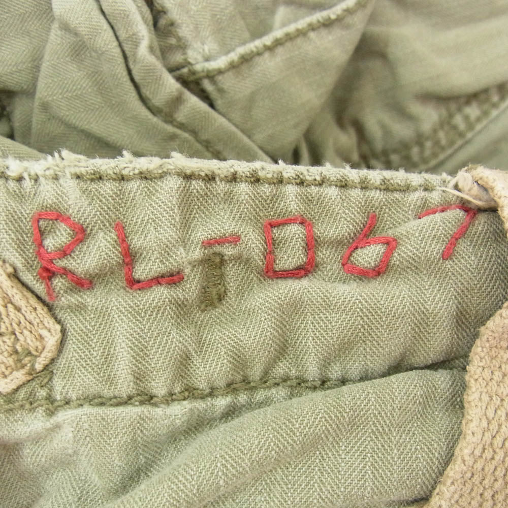 POLO RALPH LAUREN ポロ・ラルフローレン MNBLBTMM4A00004 RL-067刺繍 カーゴパンツ カーキ系 28/30【中古】
