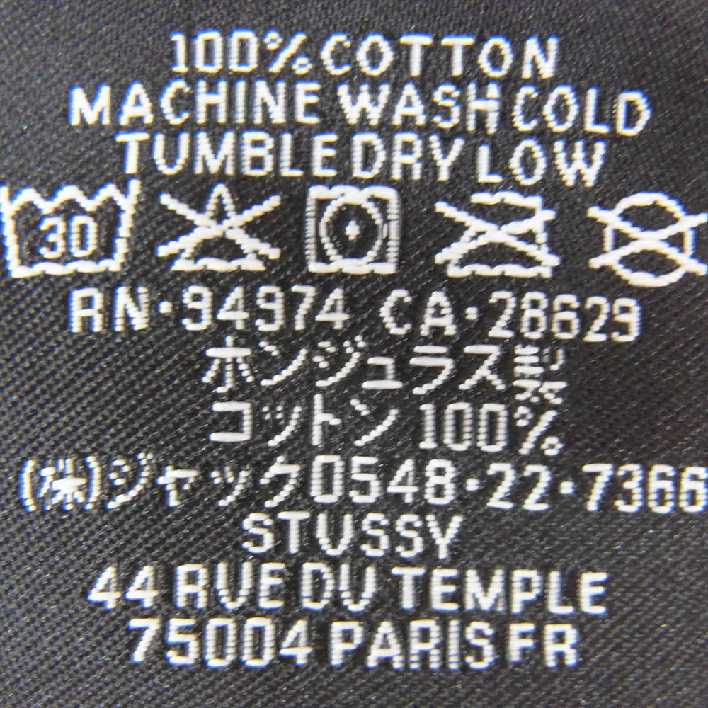 STUSSY ステューシー Talking Heads トーキングヘッズ プリント 半袖 Tシャツ ホワイト系 L【中古】