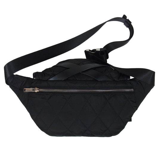 DSQUARED2 ディースクエアード BBM0074-11702380 Heritage Belt Bag ヘリテージ ベルト バッグ キルティング ウエストポーチ ブラック系【美品】【中古】
