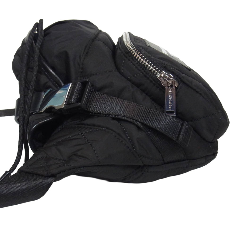 DSQUARED2 ディースクエアード BBM0074-11702380 Heritage Belt Bag ヘリテージ ベルト バッグ キルティング ウエストポーチ ブラック系【美品】【中古】