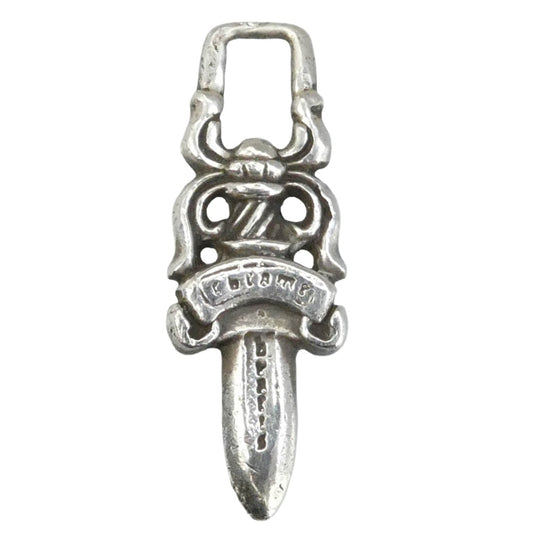 CHROME HEARTS クロムハーツ（原本無） #5DAGGER ZIP1 #5ダガーチャーム ペンダントトップ シルバー系【中古】