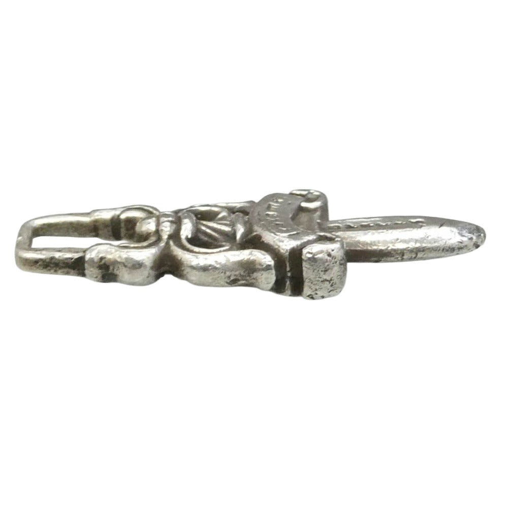 CHROME HEARTS クロムハーツ（原本無） #5DAGGER ZIP1 #5ダガーチャーム ペンダントトップ シルバー系【中古】