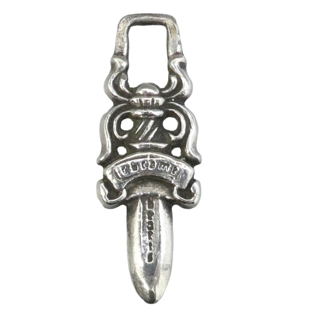 CHROME HEARTS クロムハーツ（原本無） #5DAGGER ZIP1 #5ダガーチャーム ペンダントトップ シルバー系【中古】