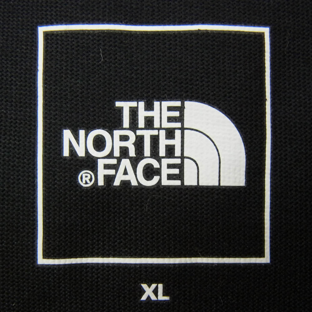 THE NORTH FACE ノースフェイス NT32305Z S/S カモフラージュ ロゴ プリント Tシャツ 半袖 カットソー ブラック系 XL【中古】