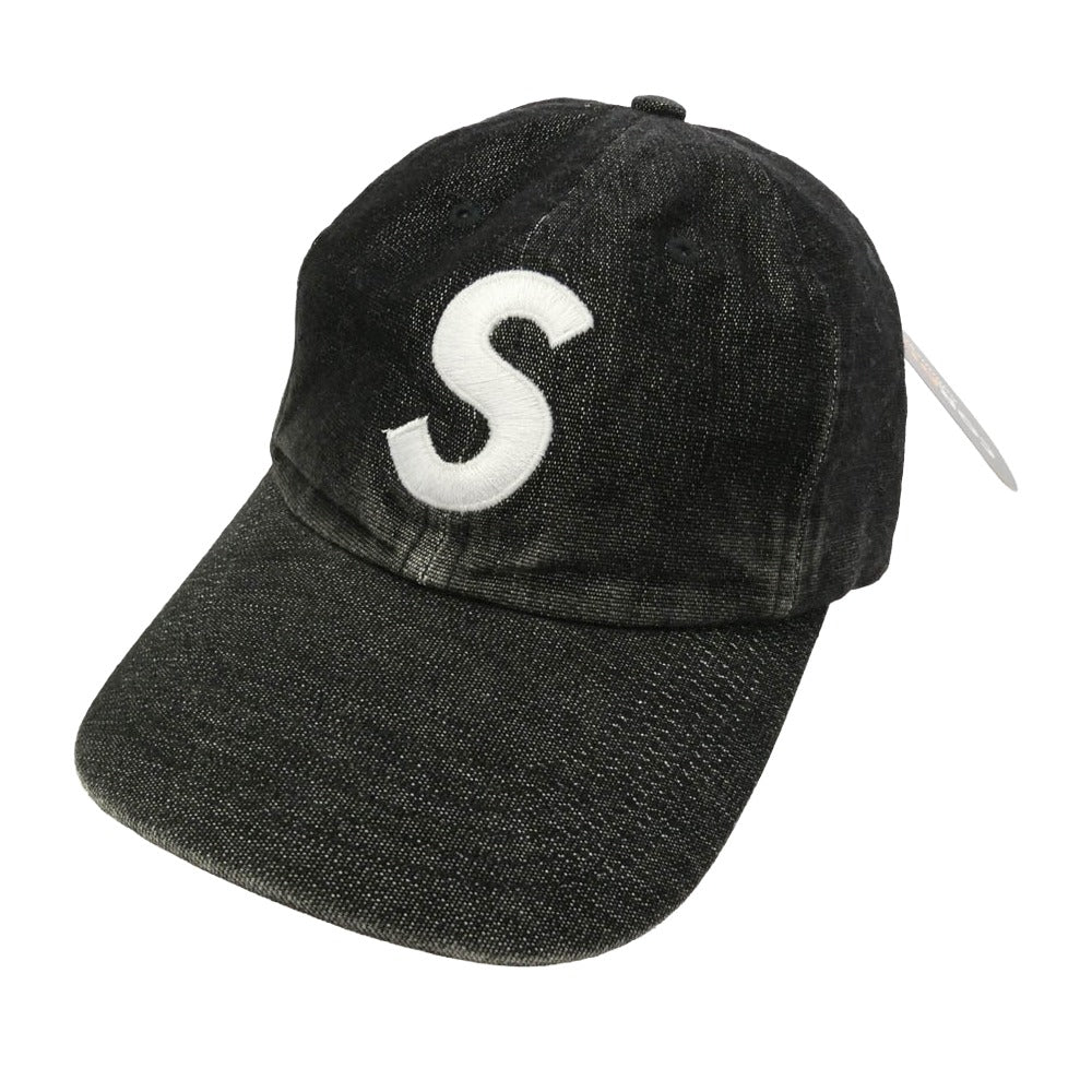 Supreme シュプリーム 25SS Cordura Denim S Logo 6-Panel コーデュラ デニム Sロゴ シックス パネル キャップ 帽子 ブラック系 Free【美品】【中古】