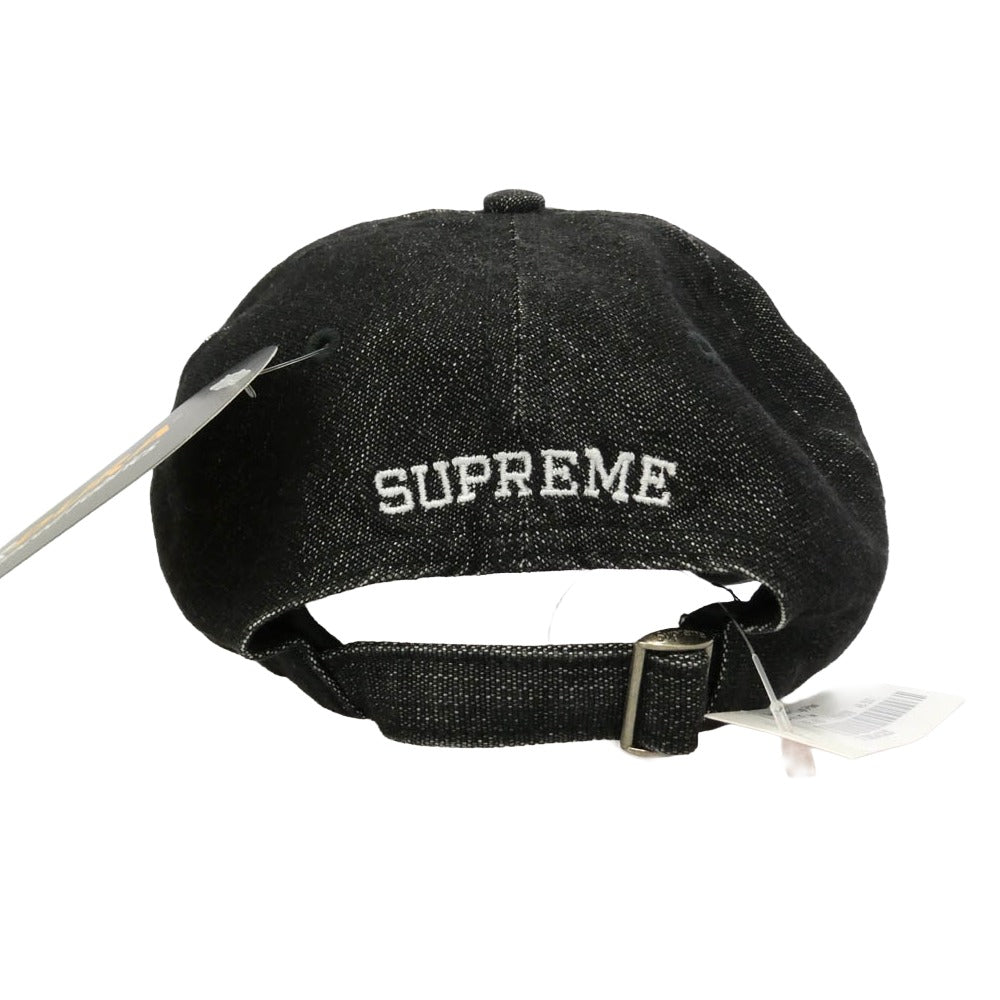 Supreme シュプリーム 25SS Cordura Denim S Logo 6-Panel コーデュラ デニム Sロゴ シックス パネル キャップ 帽子 ブラック系 Free【美品】【中古】
