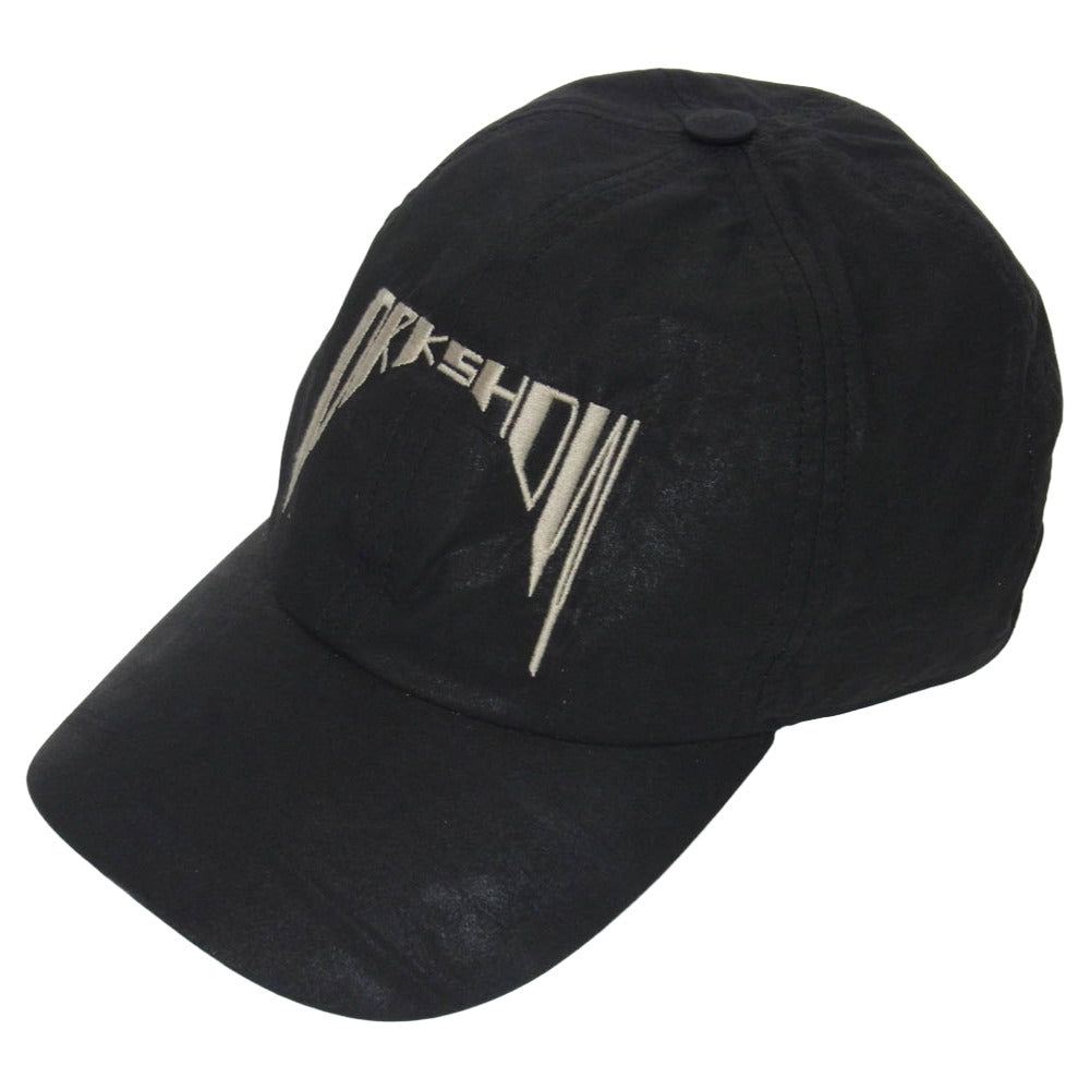 Rick Owens リックオウエンス 25SS DA01E3478-PFEM10 DRKSHDW ダークシャドウ Baseball Cap ロゴ刺繍 ベースボール キャップ 帽子 ブラック系 L【中古】