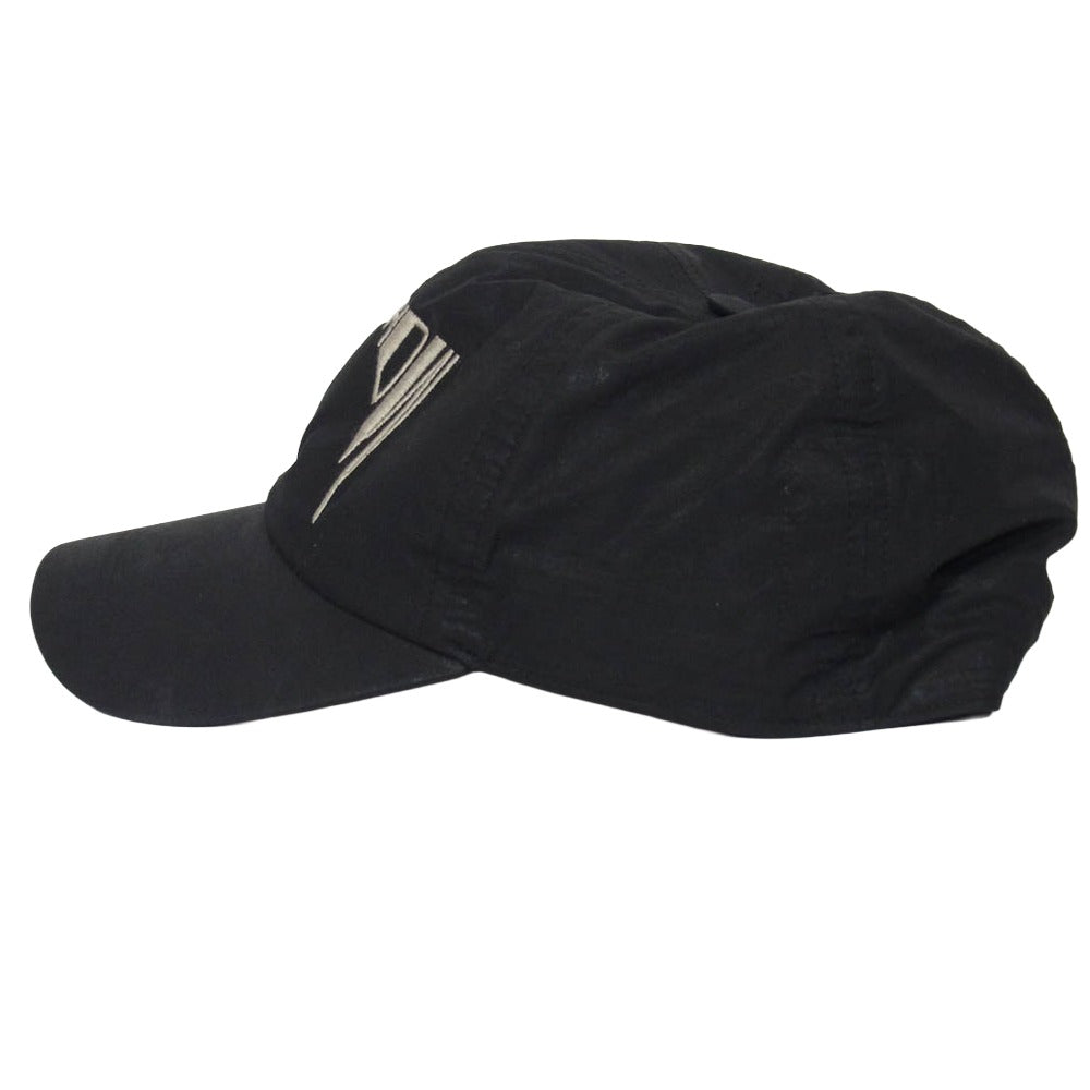 Rick Owens リックオウエンス 25SS DA01E3478-PFEM10 DRKSHDW ダークシャドウ Baseball Cap ロゴ刺繍 ベースボール キャップ 帽子 ブラック系 L【中古】